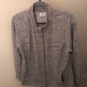 Gray athletic jacket